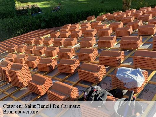 Couvreur  saint-benoit-de-carmaux-81400 Brun couverture
