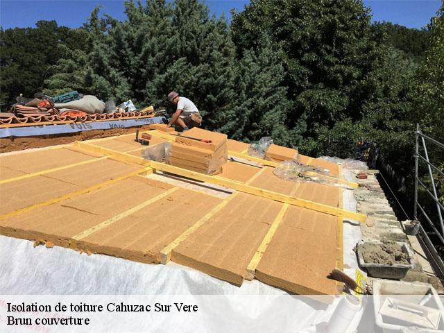 Isolation de toiture  cahuzac-sur-vere-81140 Brun couverture