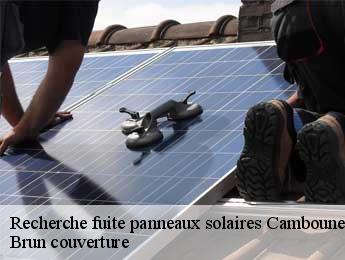 Recherche fuite panneaux solaires  cambounes-81260 Brun couverture